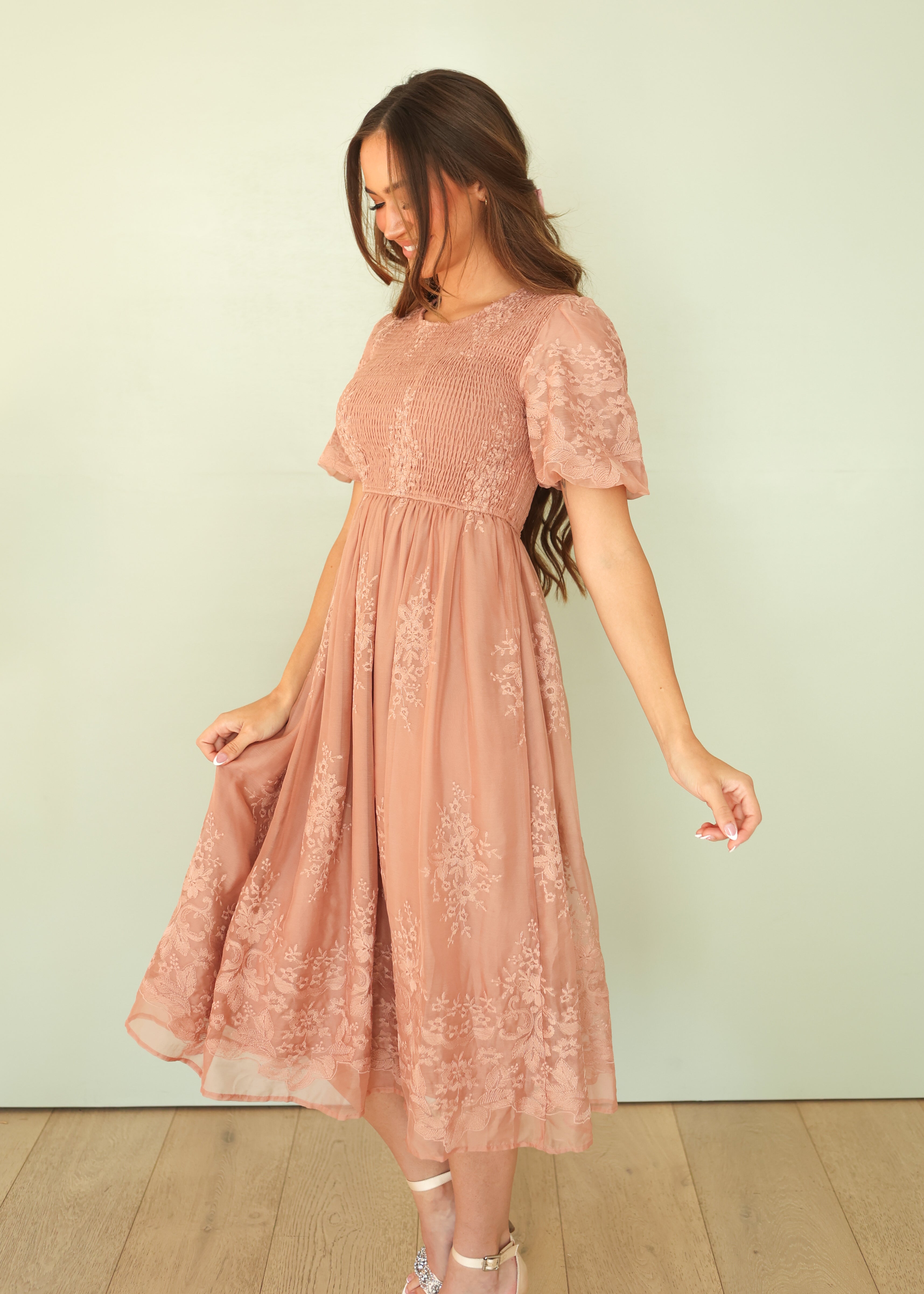 Mabel Embroidered Dress main image 1
