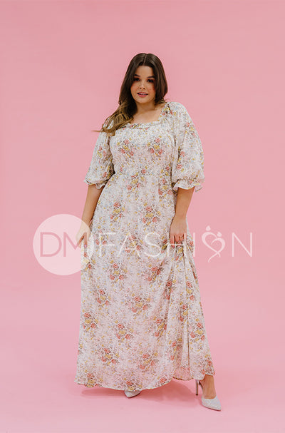 Karina Garden Party Floral Dress - DM Exclusive - Maternity Friendly - FINAL SALE