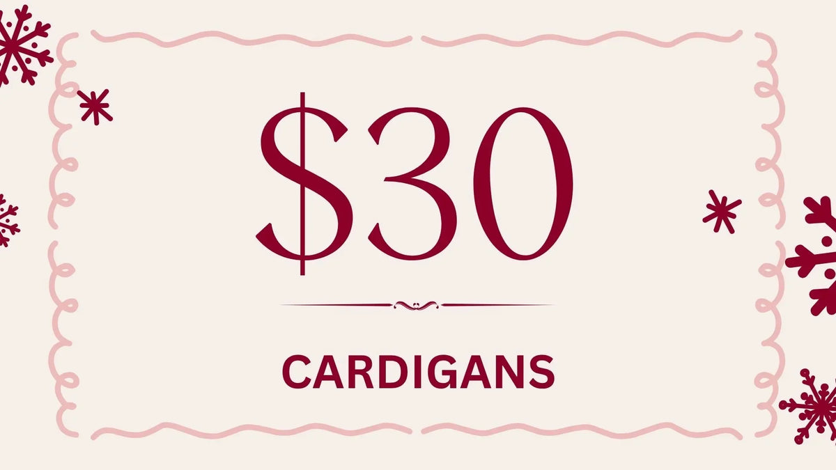 $30 Cardigans