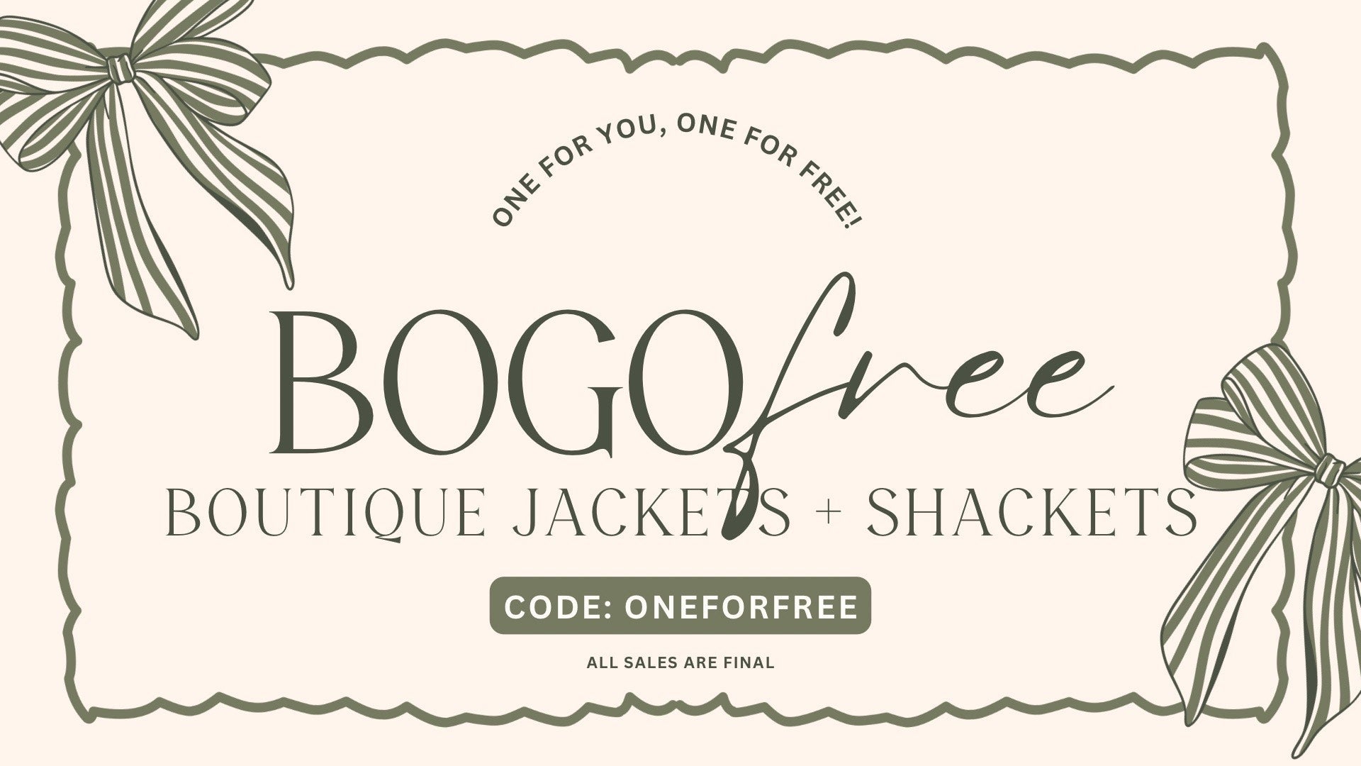 BOGO Boutique Jackets & Shackets