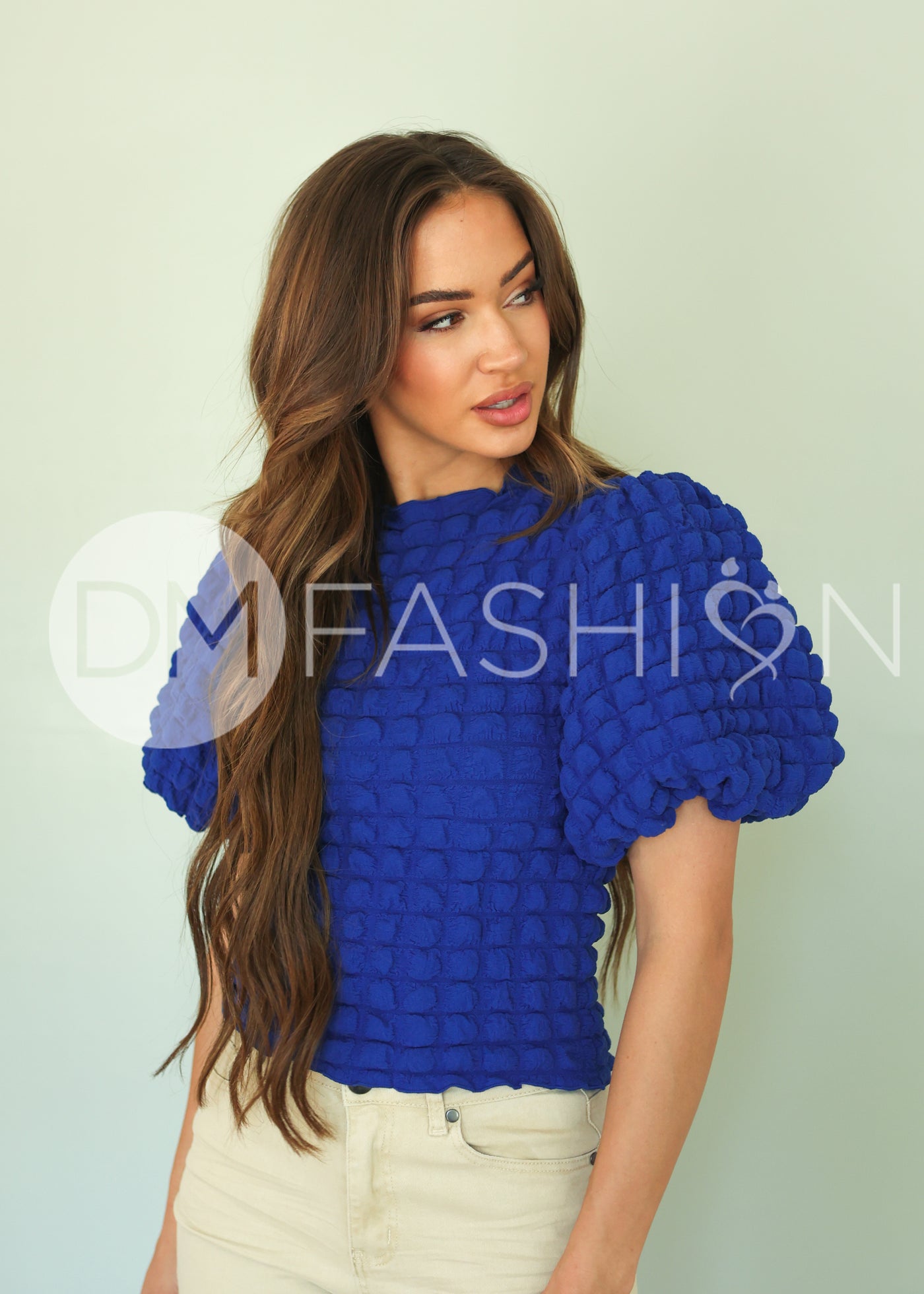 Sunday Brunch Royal Blue Top - DM Exclusive