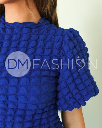 Sunday Brunch Royal Blue Top - DM Exclusive