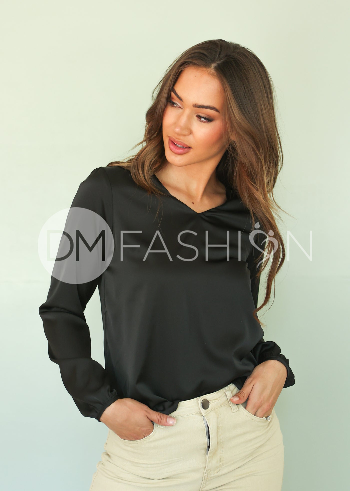 Up Town Blouse - Black - DM Exclusive