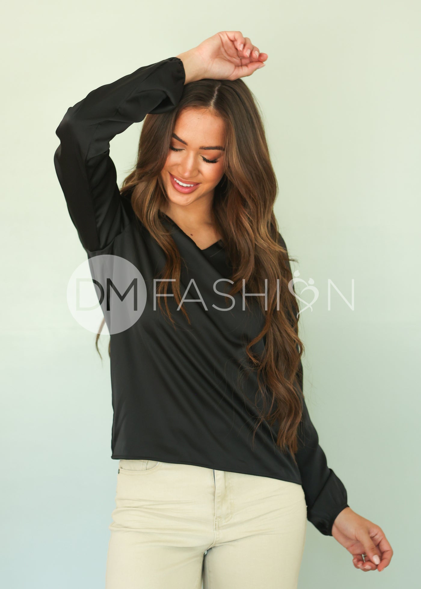 Up Town Blouse - Black - DM Exclusive