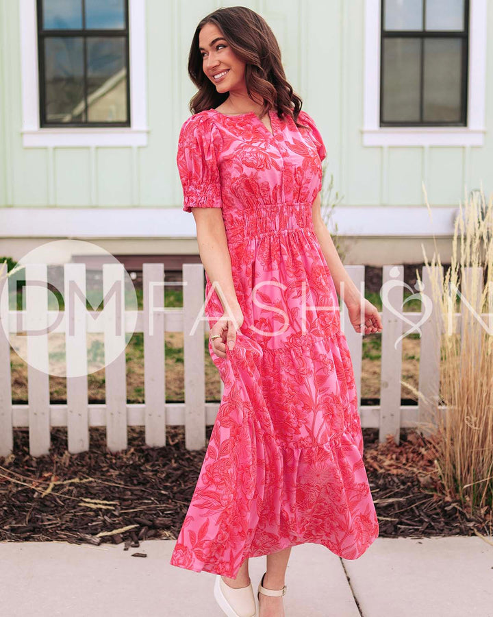 Faith Paradise Pink Dress - DM Exclusive - Maternity Friendly