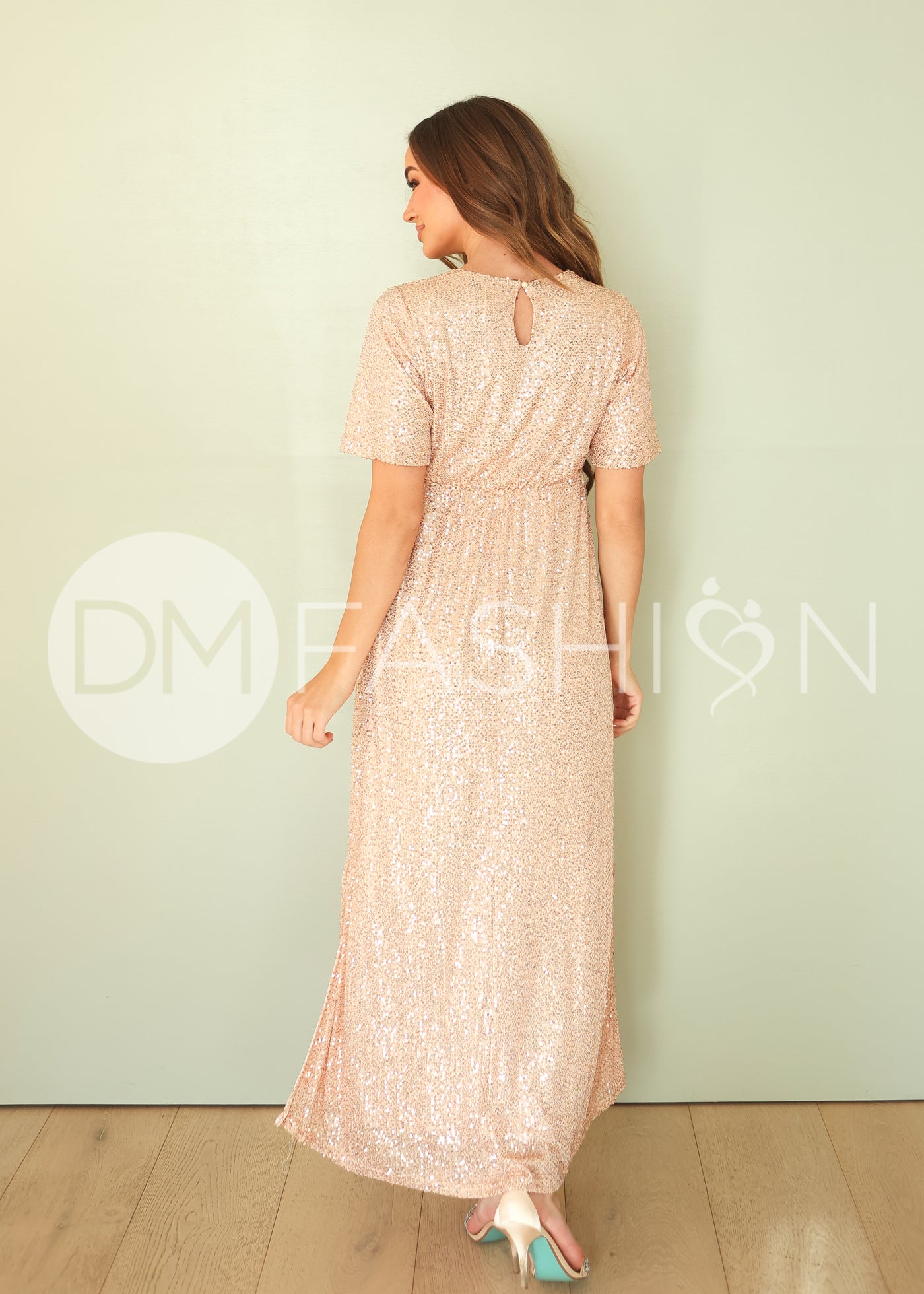 Daphne Rose Sequin Gown - DM Exclusive - Maternity Friendly