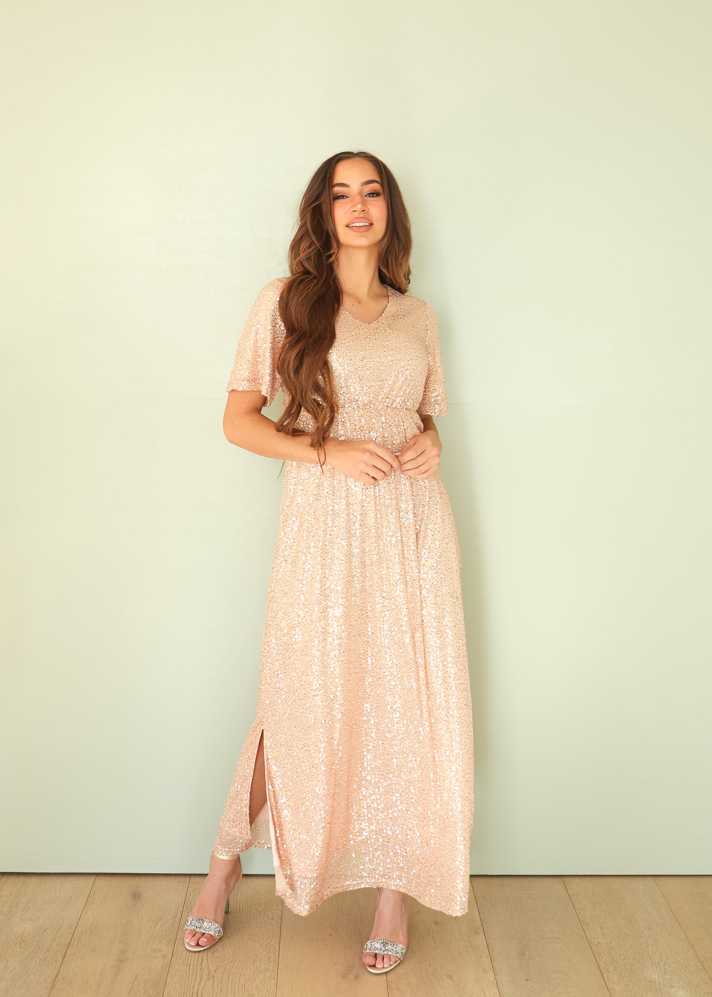 Daphne Rose Sequin Gown - DM Exclusive - Maternity Friendly