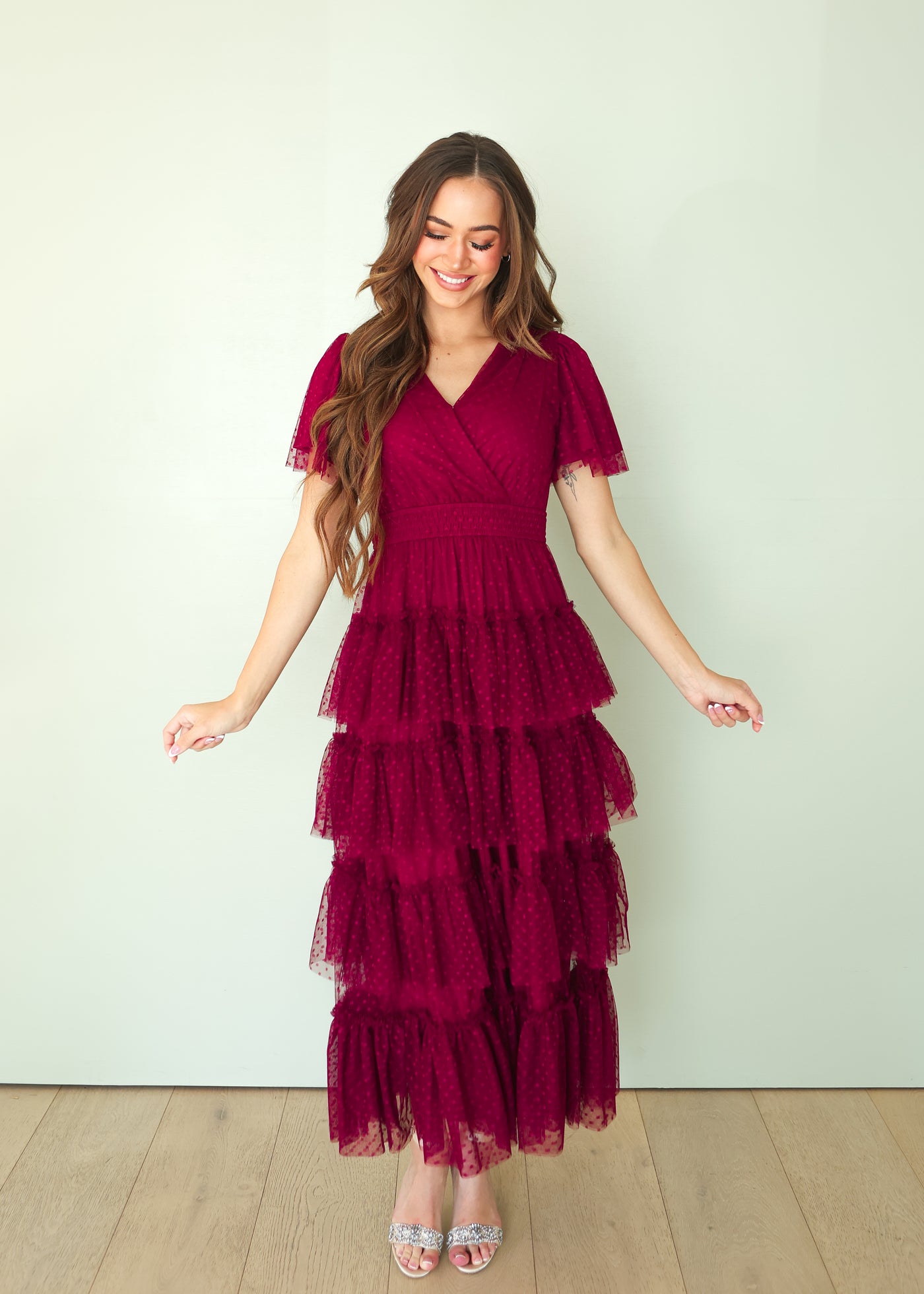 Scarlett Plum Maxi Dress - FINAL FEW -