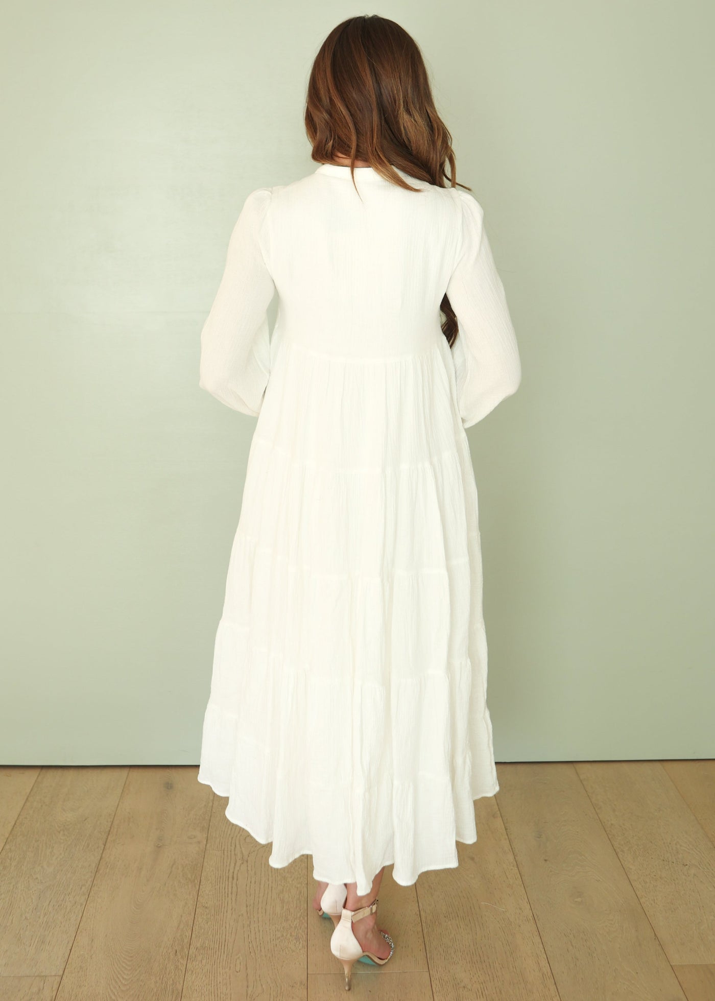 Eden Tiered White Dress