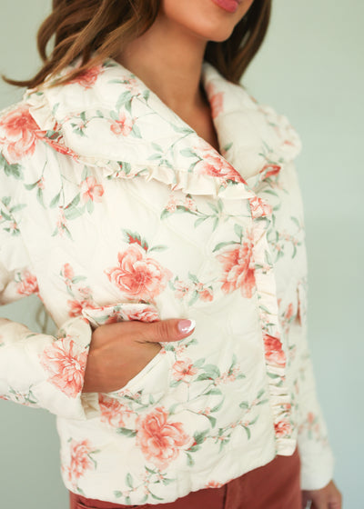 Kaitlin Quilted Floral Jacket