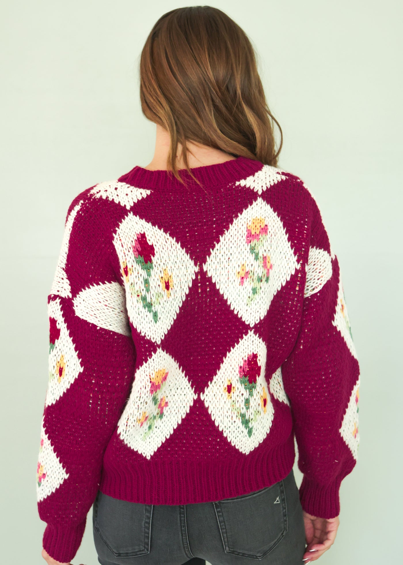 Don't Mind Me Floral Sweater - FINAL FEW