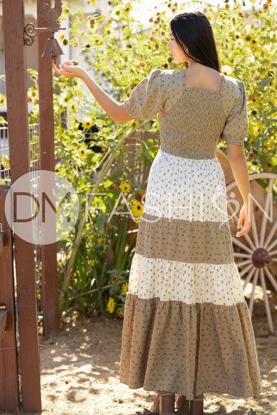 Penelope Olive Multi Floral Dress - DM Exclusive - Maternity Friendly