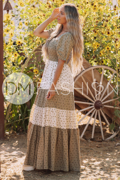 Penelope Olive Multi Floral Dress - DM Exclusive - Maternity Friendly