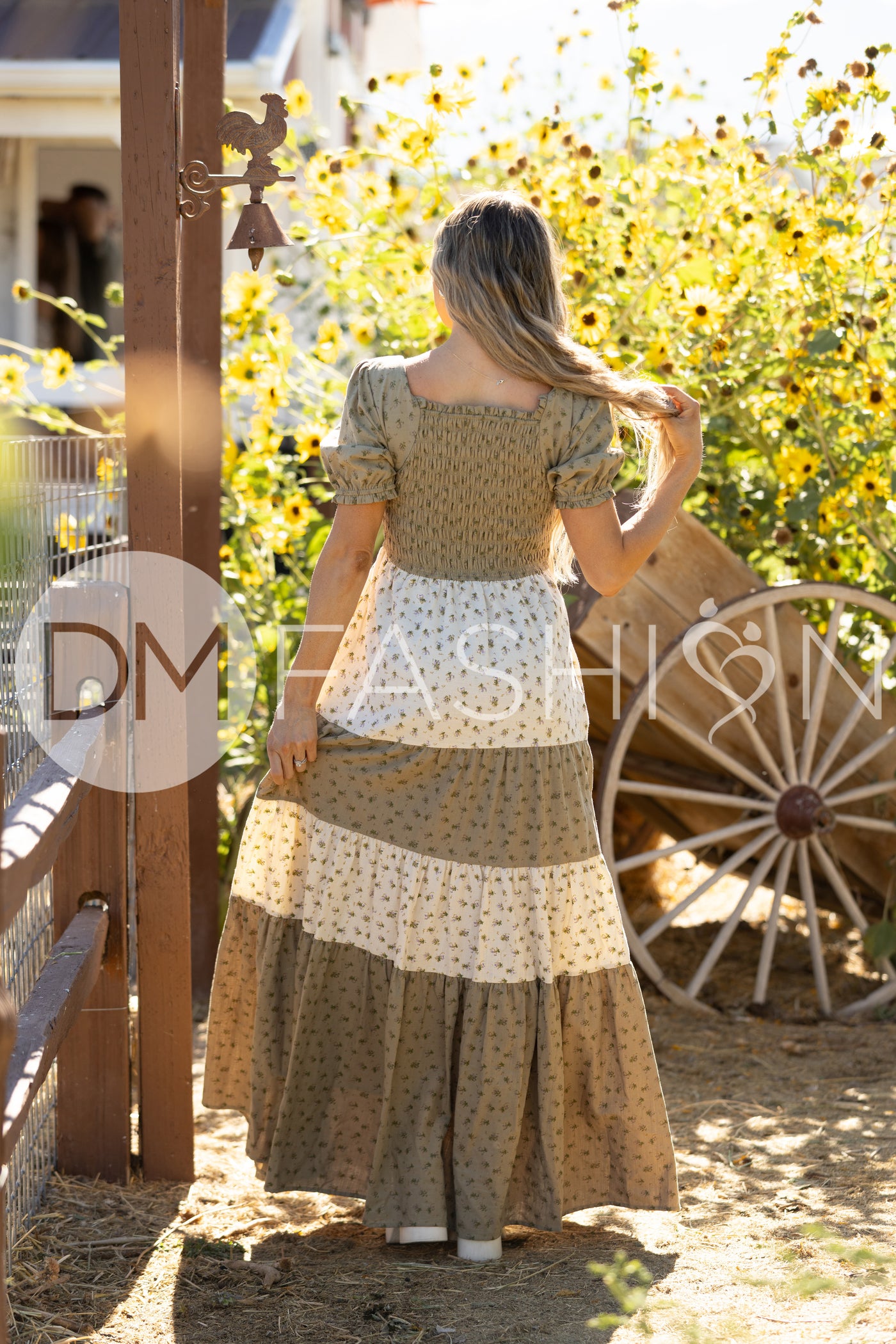 Penelope Olive Multi Floral Dress - DM Exclusive - Maternity Friendly