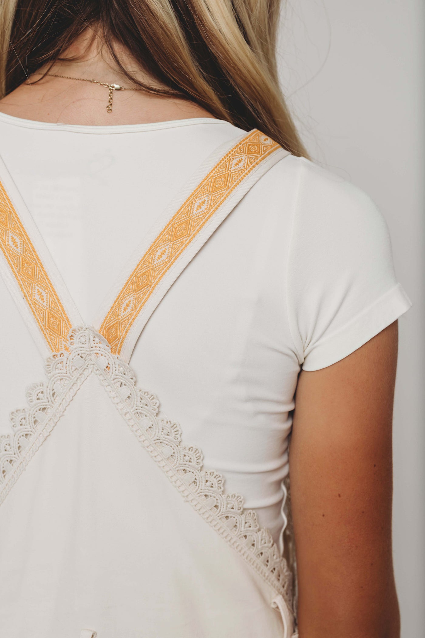 Sammie Ivory Lace Overall Dress