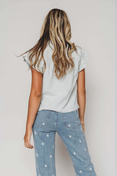 Sunny Day Green Stripe Top