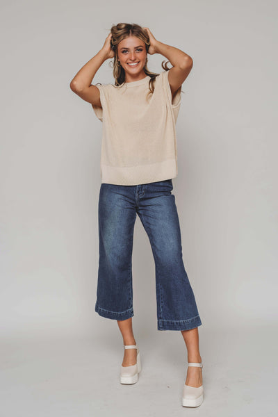 Daily Outing Cream Sweater
