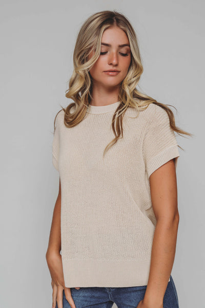 Daily Outing Cream Sweater