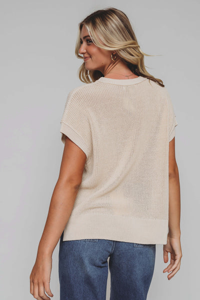 Daily Outing Cream Sweater