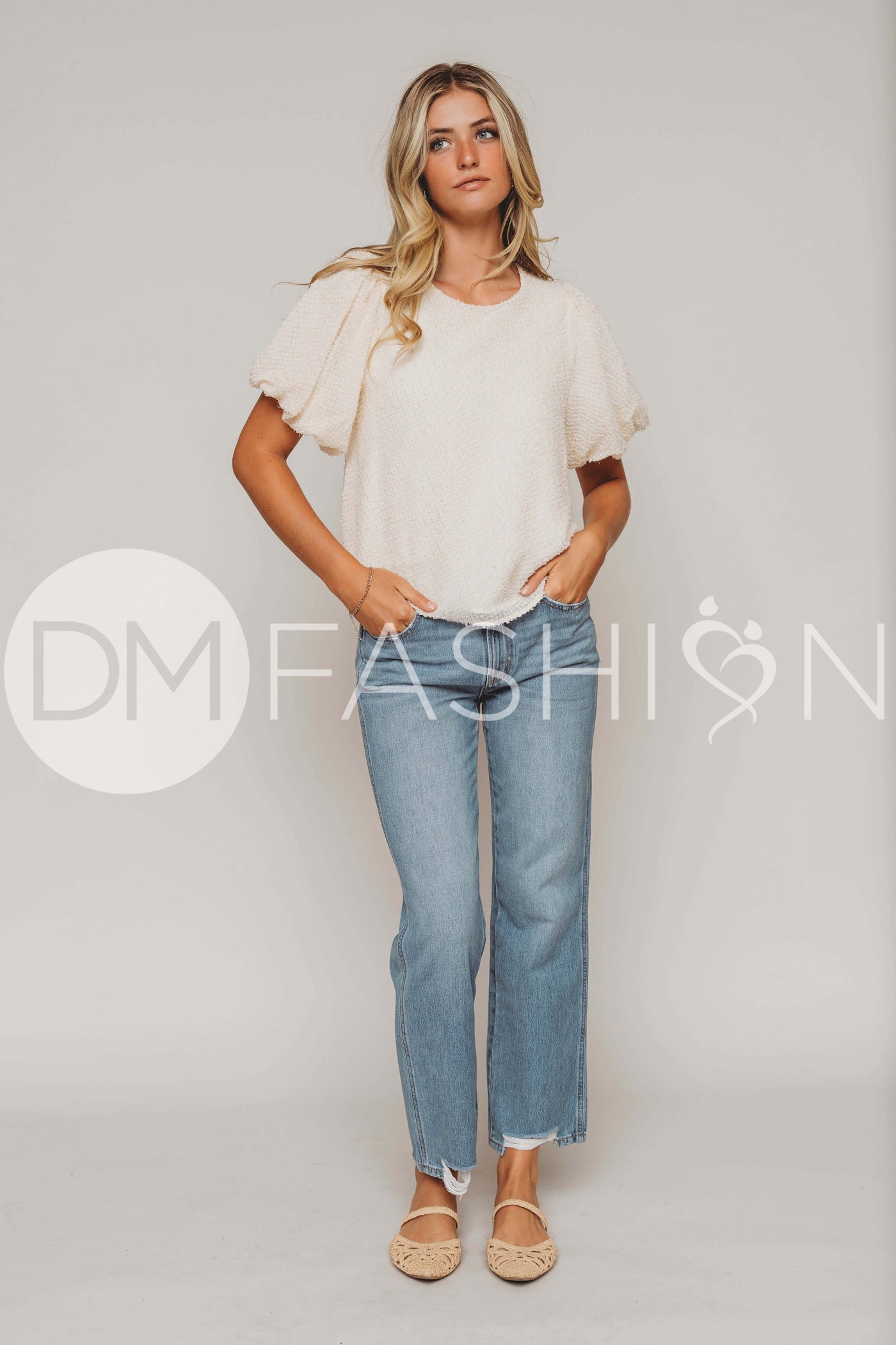 A Little Love Ivory Top - DM Exclusive - Restocked