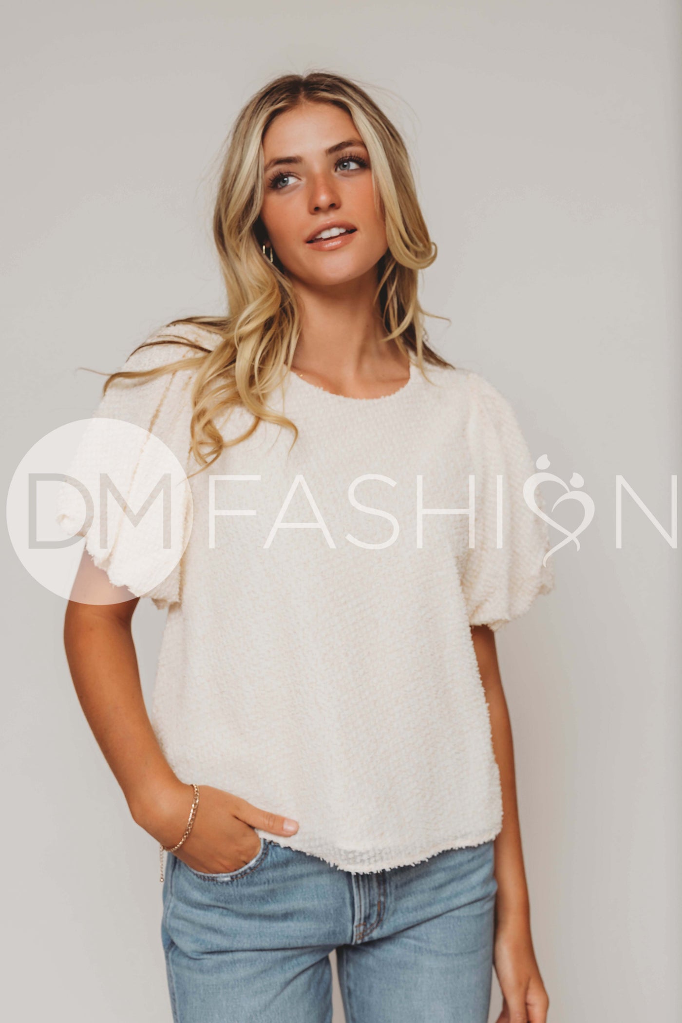 A Little Love Ivory Top - DM Exclusive - Restocked