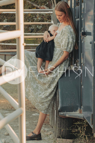 Teresa NURSING Olive Harvest - DM Exclusive - Maternity Friendly- Nursing Friendly