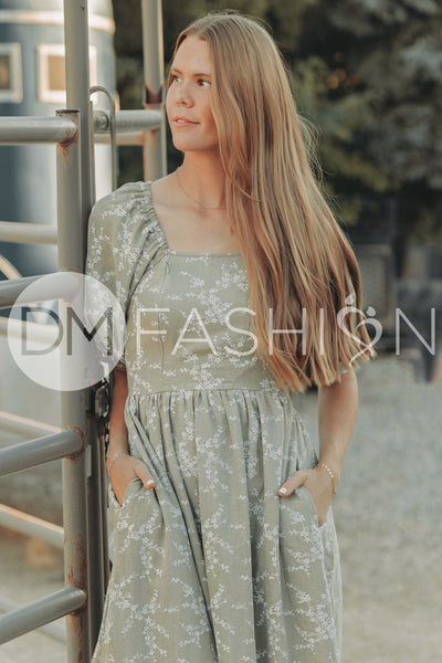 Teresa NURSING Olive Harvest - DM Exclusive - Maternity Friendly- Nursing Friendly