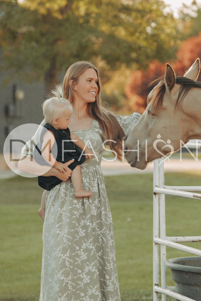 Teresa NURSING Olive Harvest - DM Exclusive - Maternity Friendly- Nursing Friendly