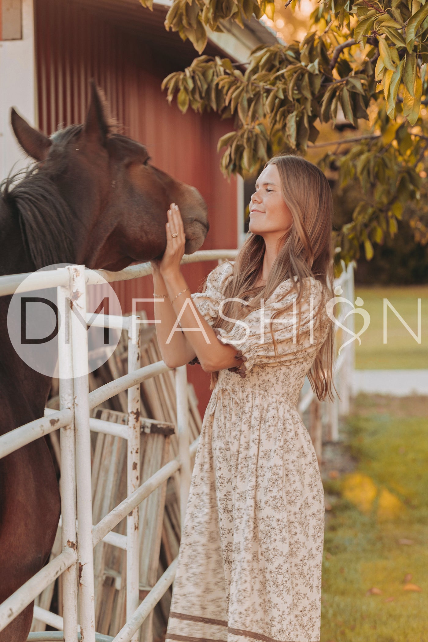 Oakleigh Brown Floral - DM Exclusive - Maternity Friendly