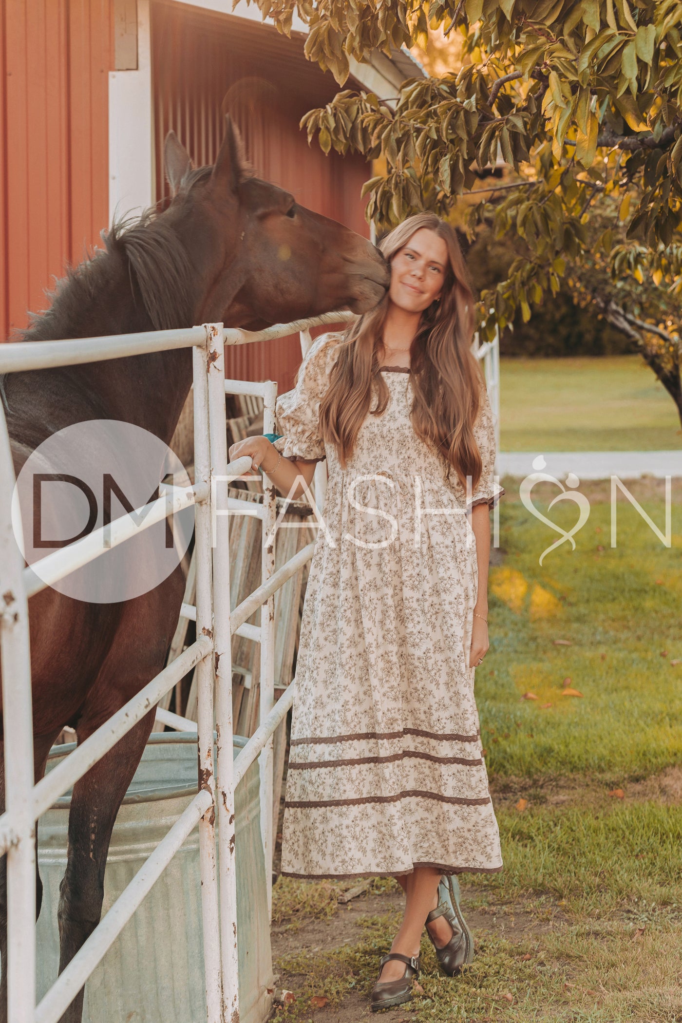 Oakleigh Brown Floral - DM Exclusive - Maternity Friendly