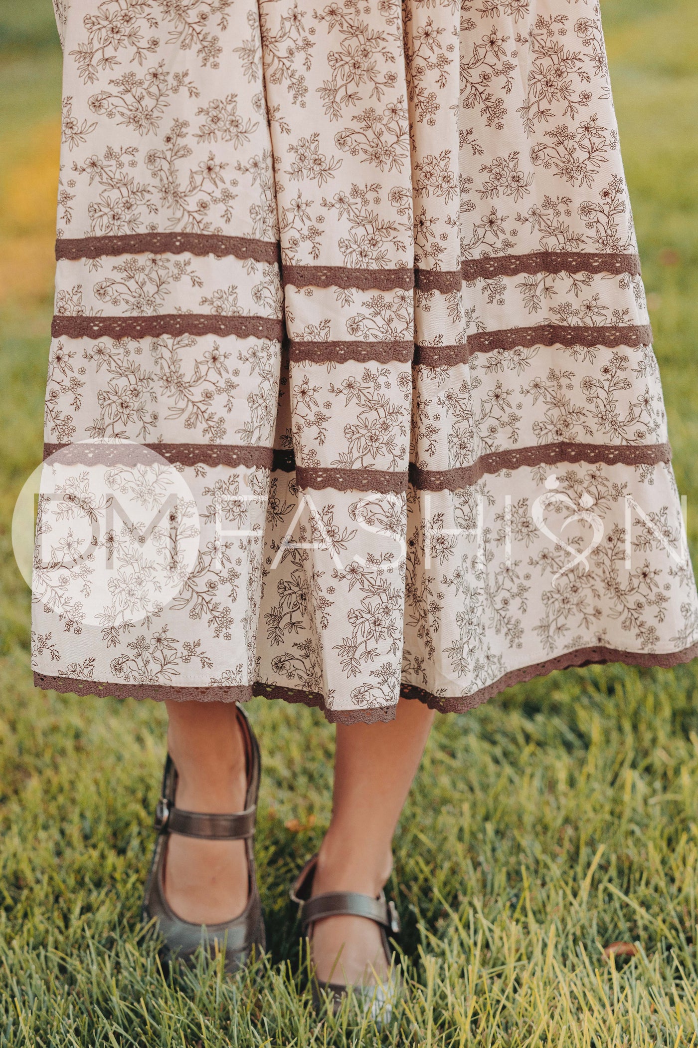 Oakleigh Brown Floral - DM Exclusive - Maternity Friendly
