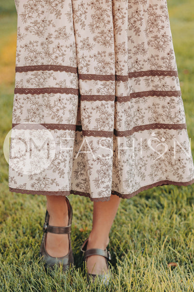 Oakleigh Brown Floral - DM Exclusive - Maternity Friendly