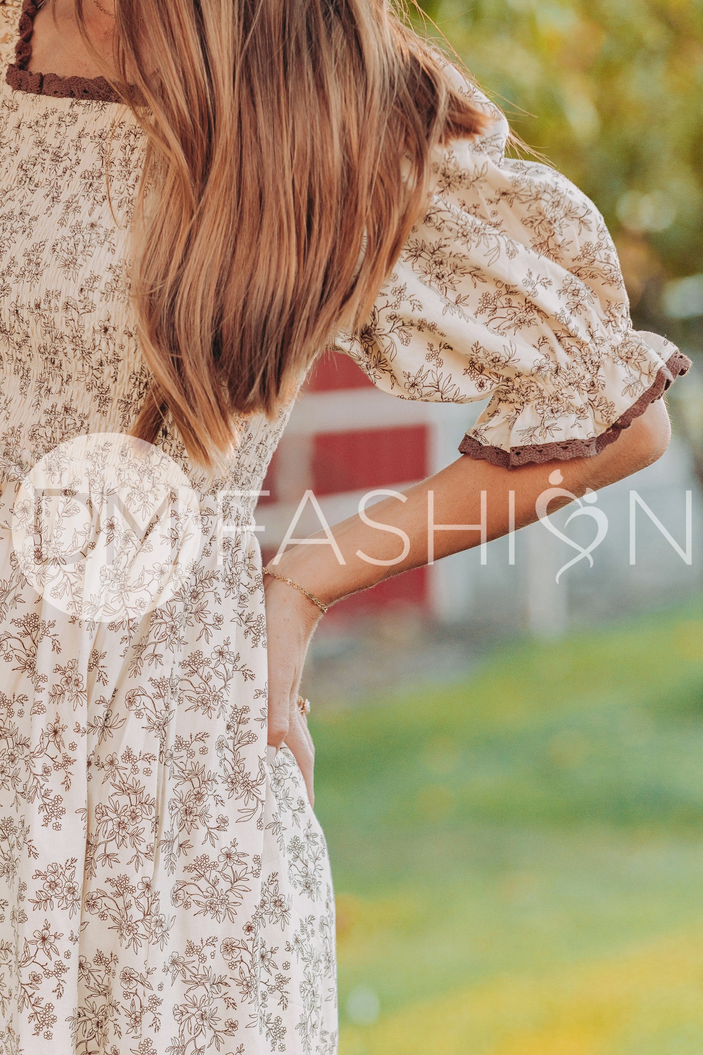 Oakleigh Brown Floral - DM Exclusive - Maternity Friendly