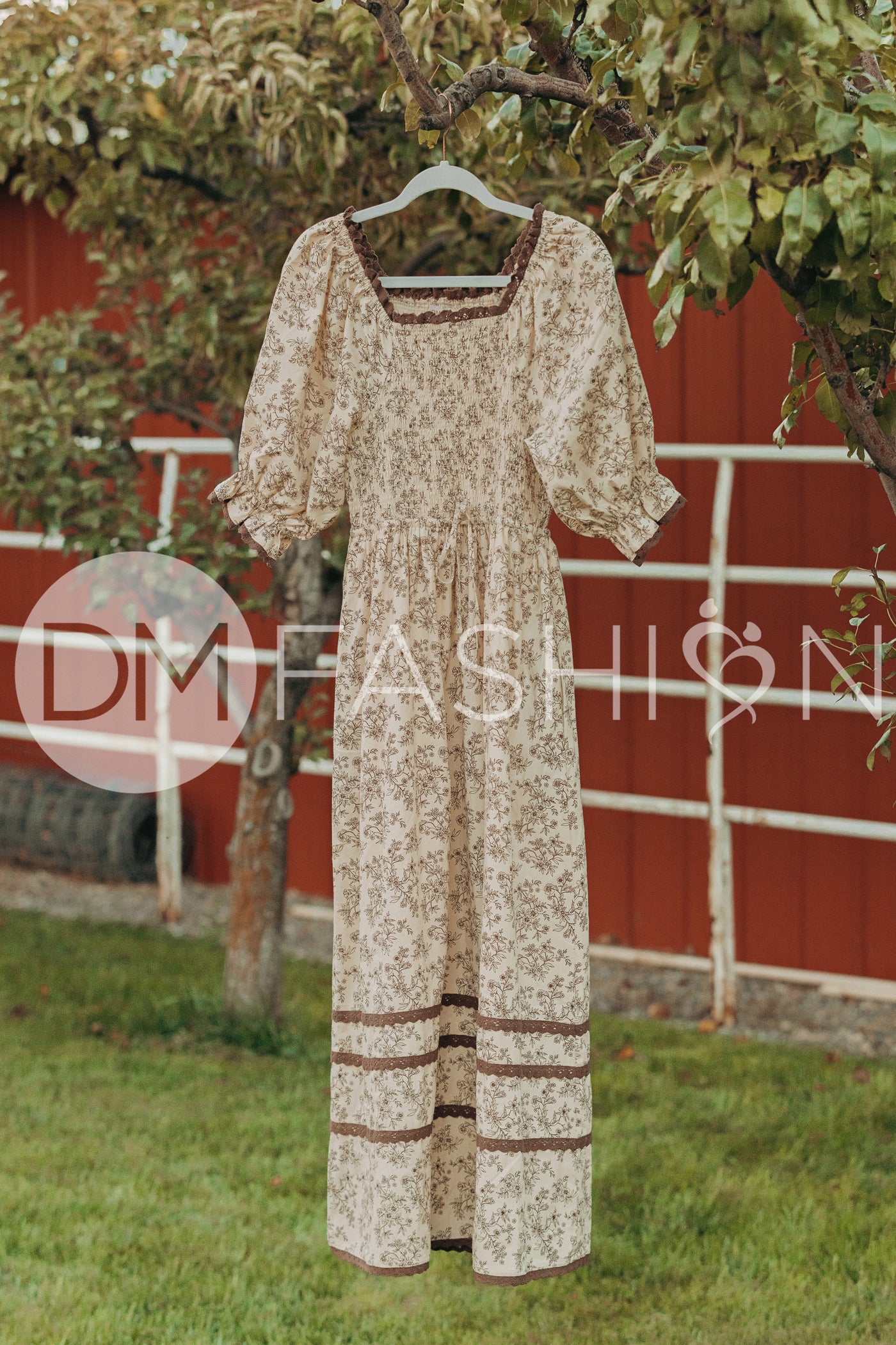 Oakleigh Brown Floral - DM Exclusive - Maternity Friendly