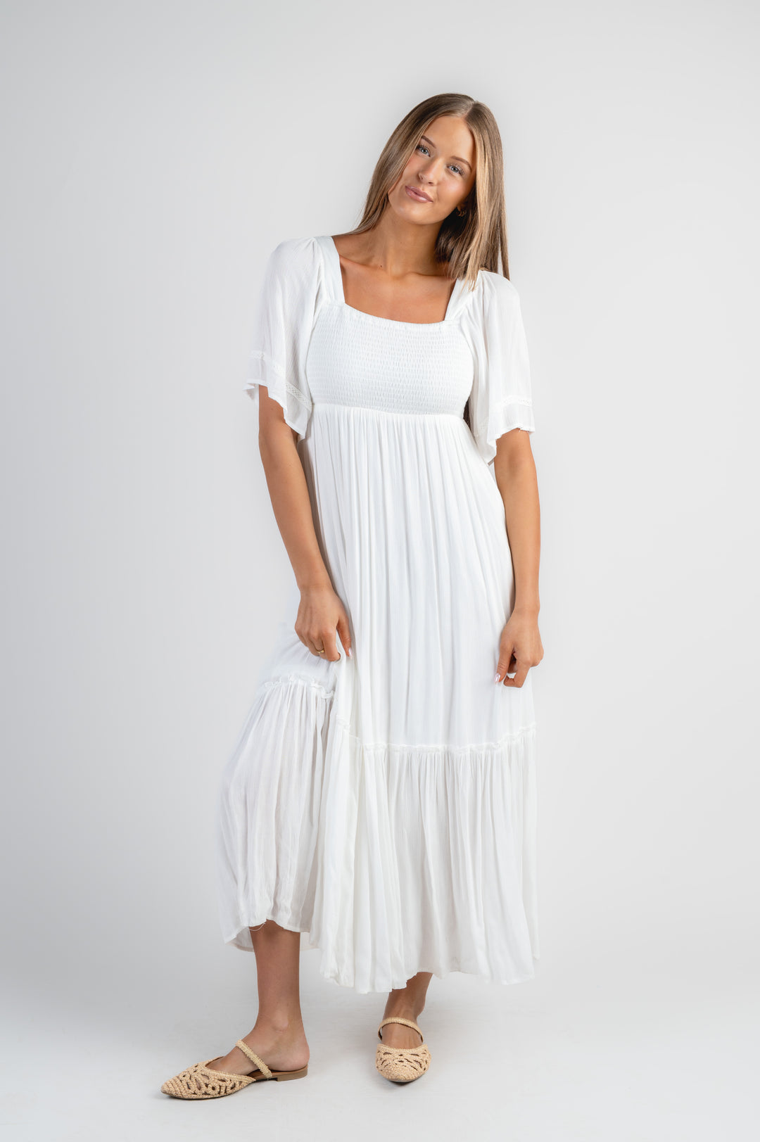 ivory dress for sale Evelyn Maxi long white satin dress