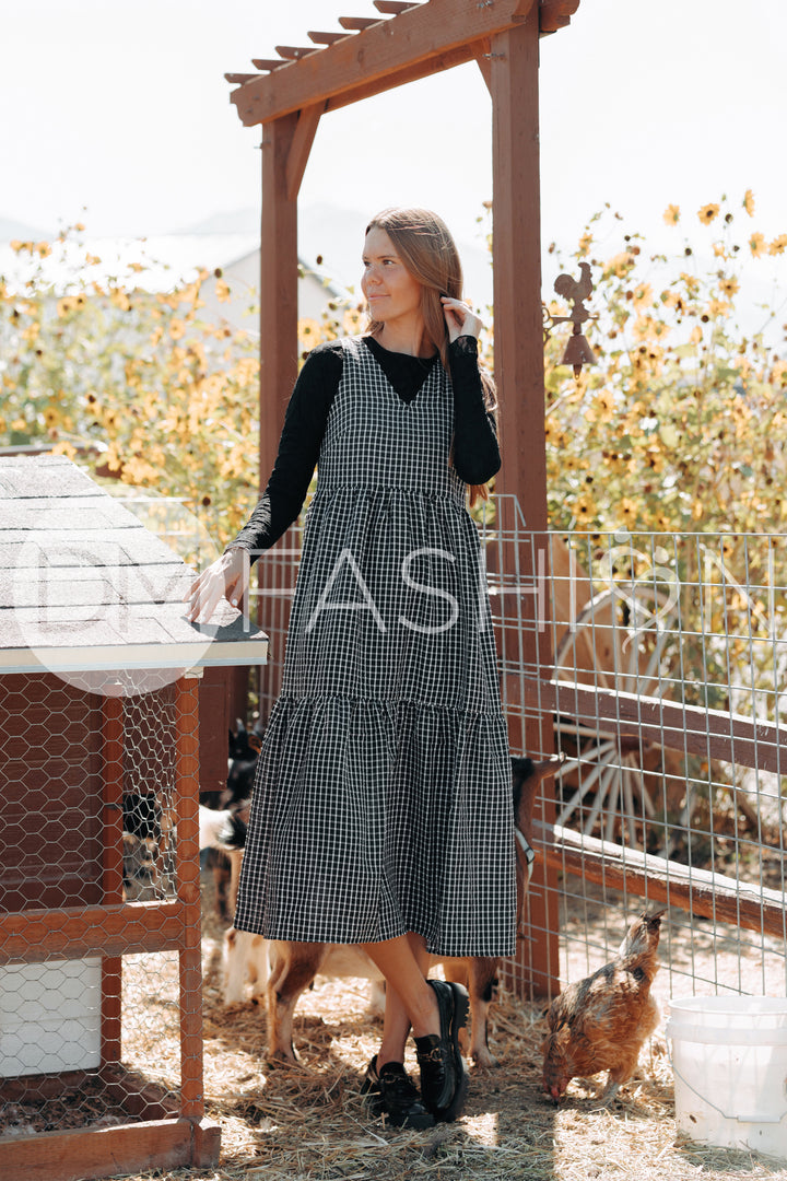 Penny Black Gingham Dress - DM Exclusive