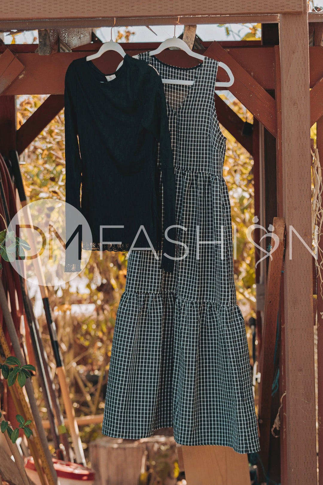 Penny Black Gingham Dress - DM Exclusive