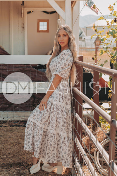 Florence Prairie Rose Dress - DM Exclusive - Maternity Friendly
