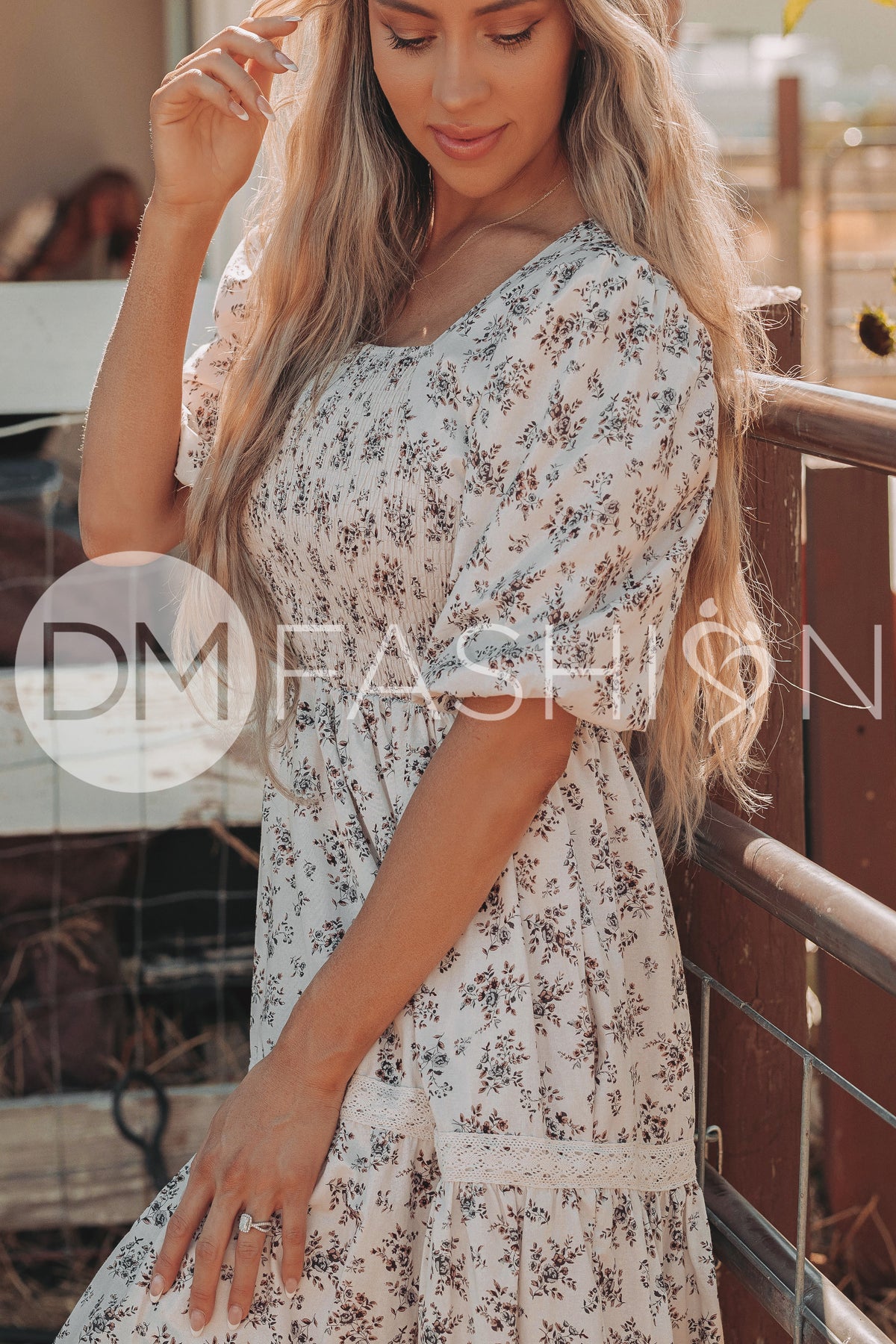 Dm Dress Code Florence Prairie Rose Dress - DM Exclusive - Maternity Friendly - Rest ...