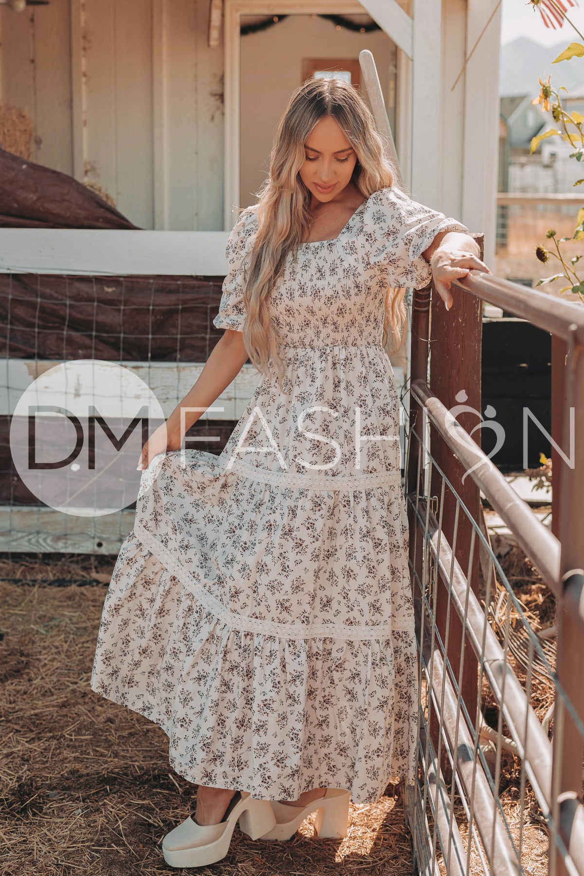 Dm Dress Code Florence Prairie Rose Dress - DM Exclusive - Maternity Friendly - Rest ...