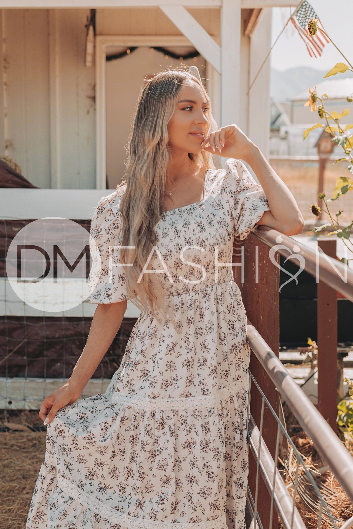 Dm Dress Code Florence Prairie Rose Dress - DM Exclusive - Maternity Friendly - Rest ...