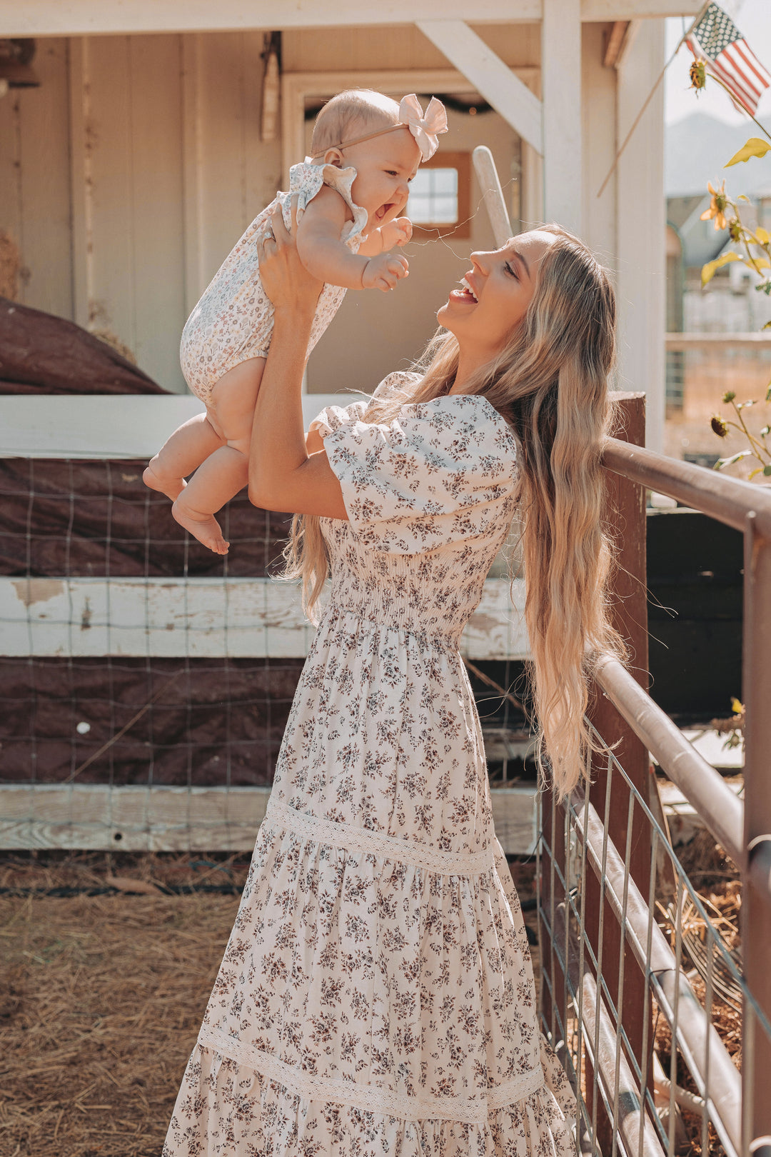 slim fit dress slacks Florence Prairie Rose Dress - DM exclusive