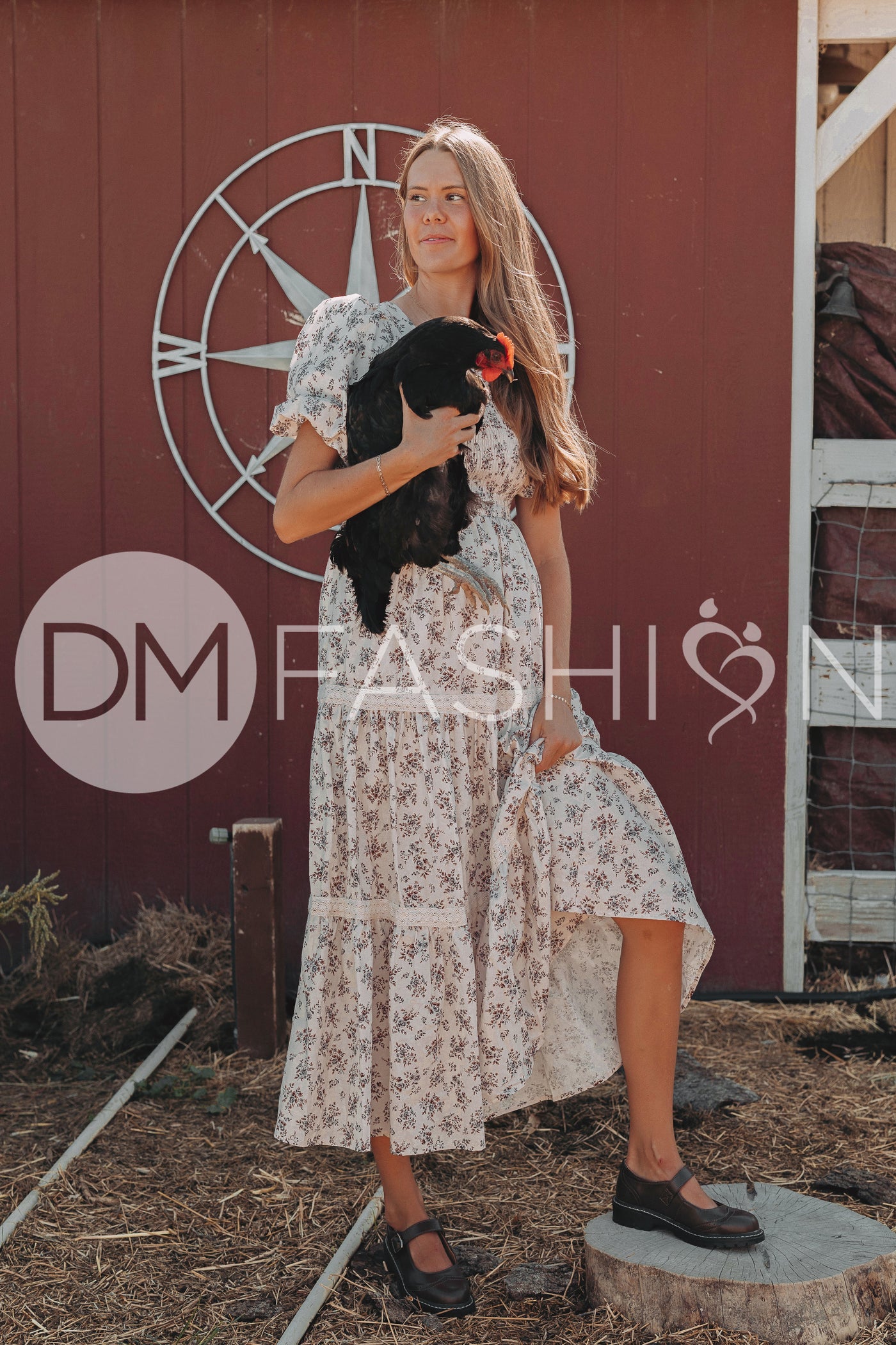 Florence Prairie Rose Dress - DM Exclusive - Maternity Friendly