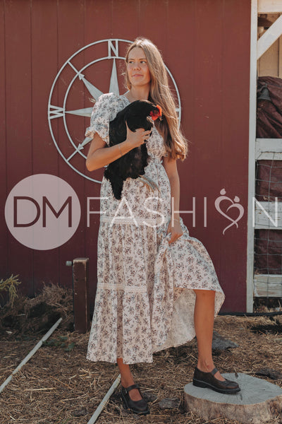Florence Prairie Rose Dress - DM Exclusive - Maternity Friendly