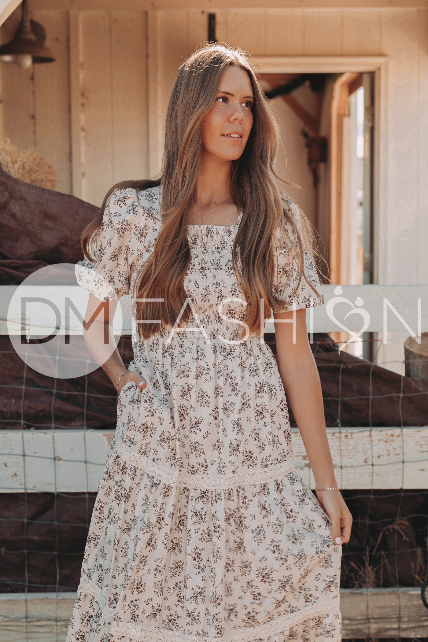 Florence Prairie Rose Dress - DM Exclusive - Maternity Friendly