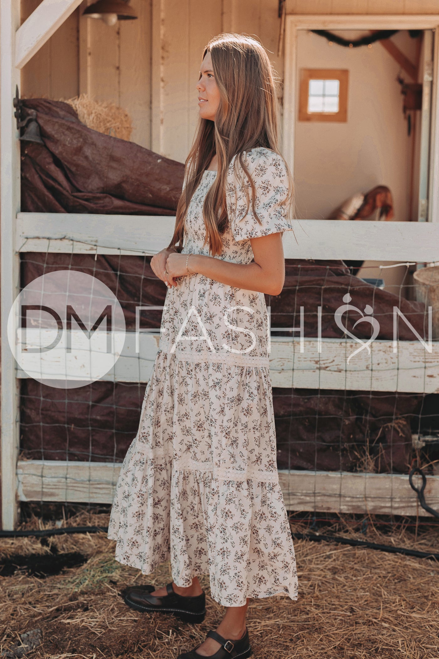 Dm Dress Code Florence Prairie Rose Dress - DM Exclusive - Maternity Friendly - Rest ...