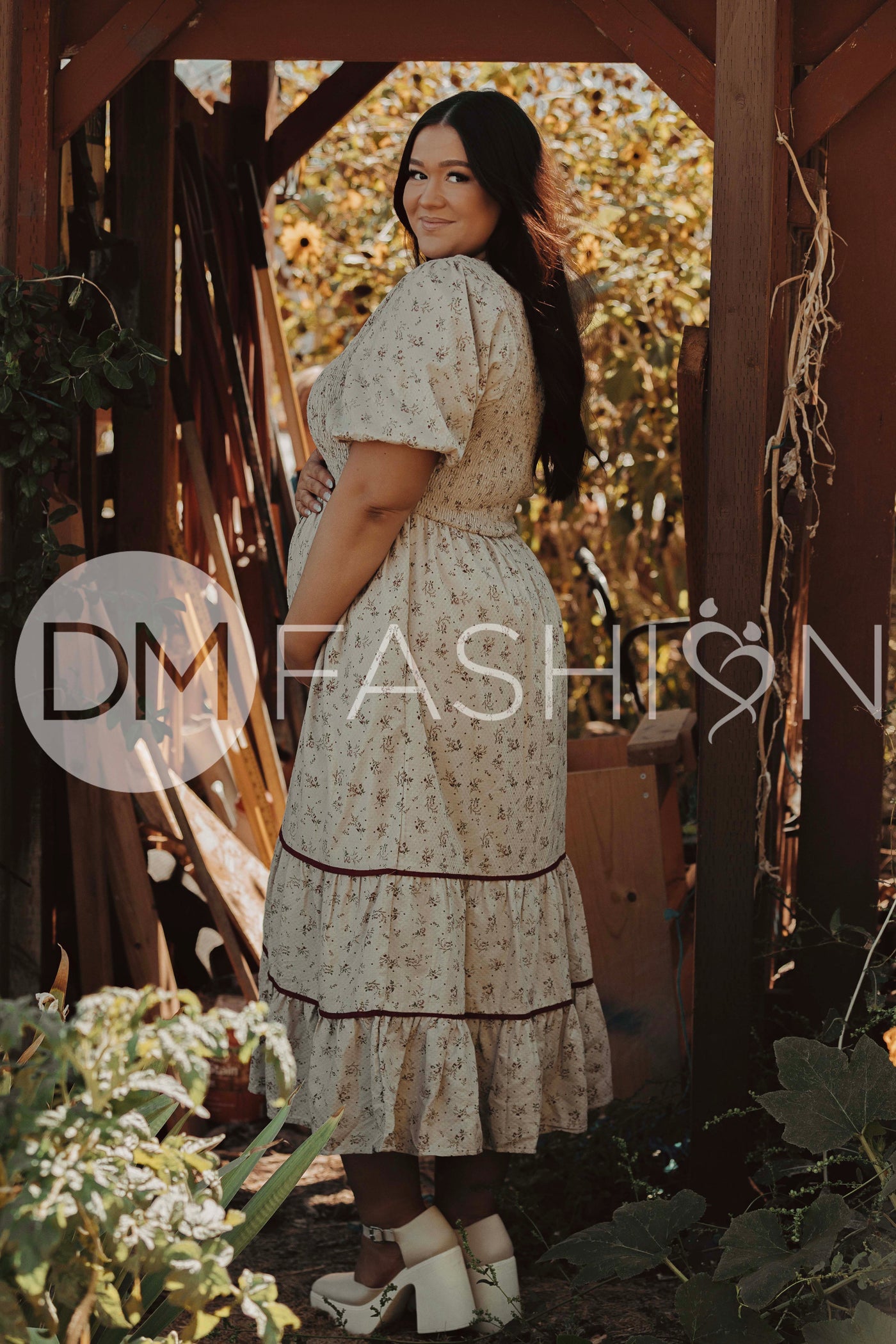 Annabelle Olive Orchard Dress - DM Exclusive -Maternity Friendly