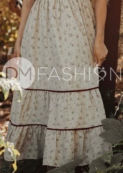 Annabelle Olive Orchard Dress - DM Exclusive -Maternity Friendly
