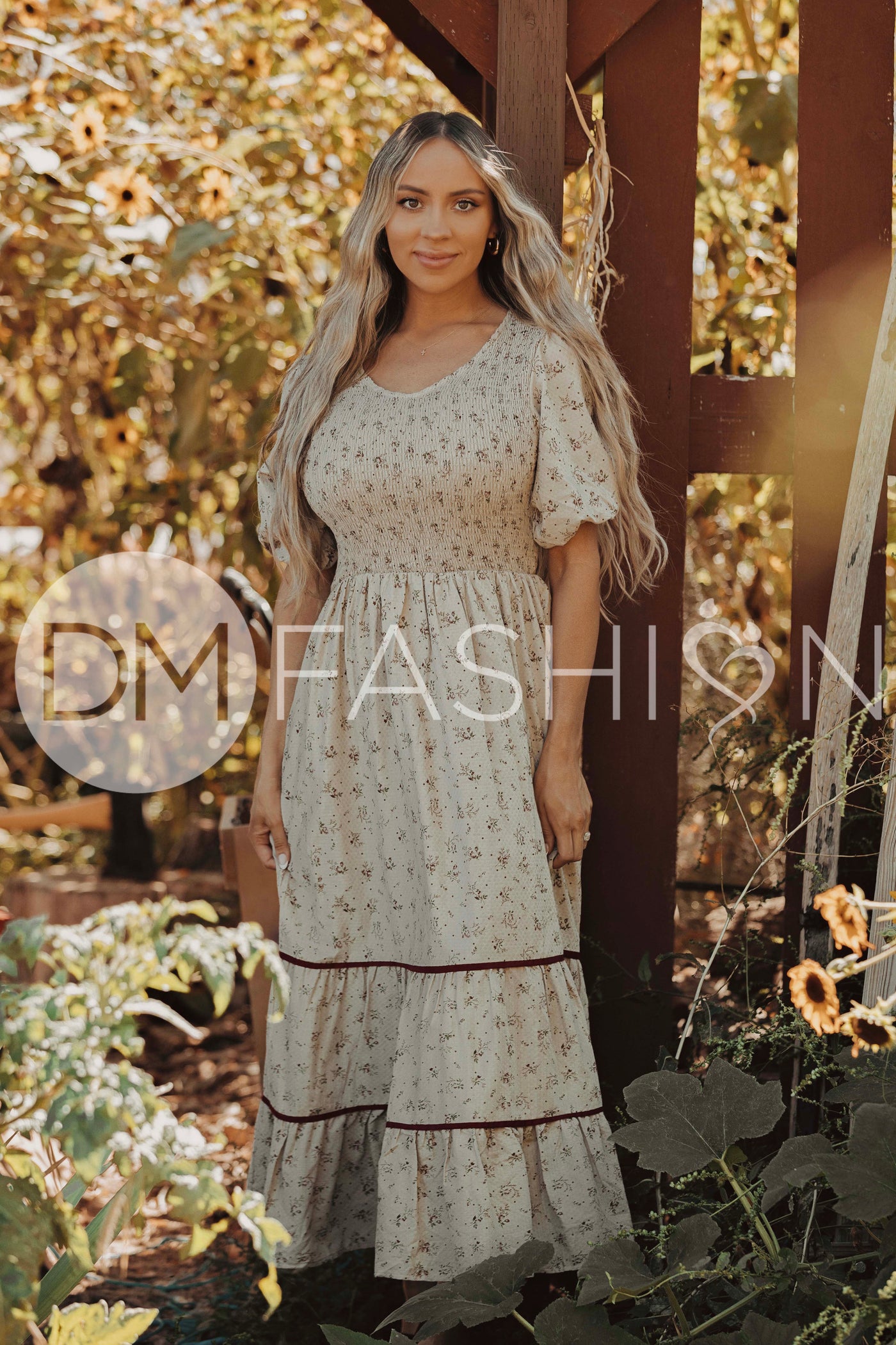 Annabelle Olive Orchard Dress - DM Exclusive -Maternity Friendly