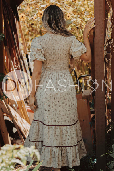 Annabelle Olive Orchard Dress - DM Exclusive -Maternity Friendly